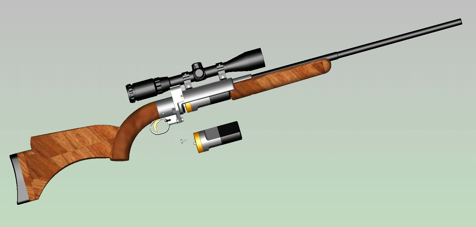 3 Shot Air Capsule Rifle