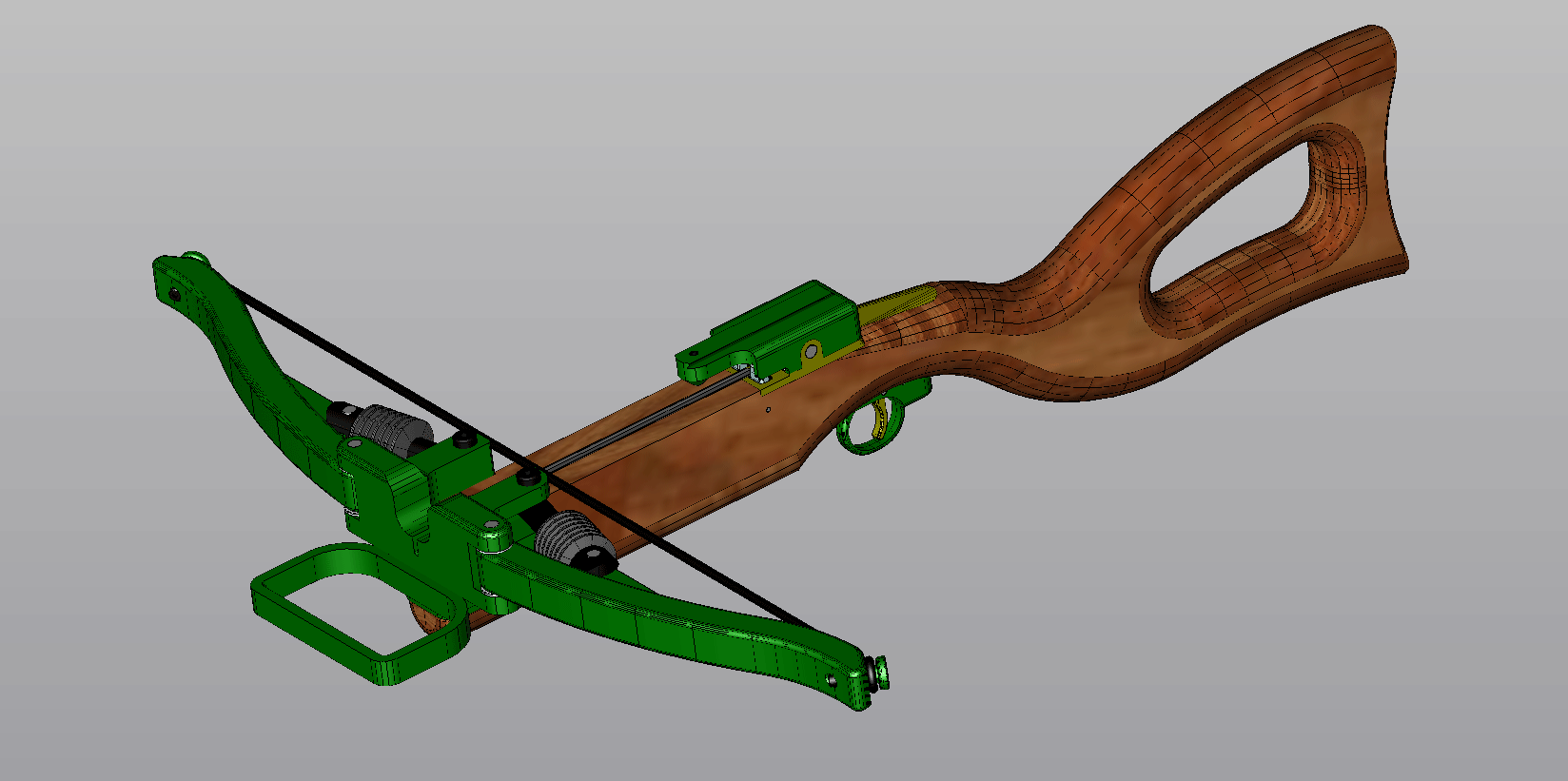 Disc Spring Crossbow (Short Bolt)