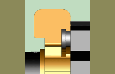 Side View Showing Attachment